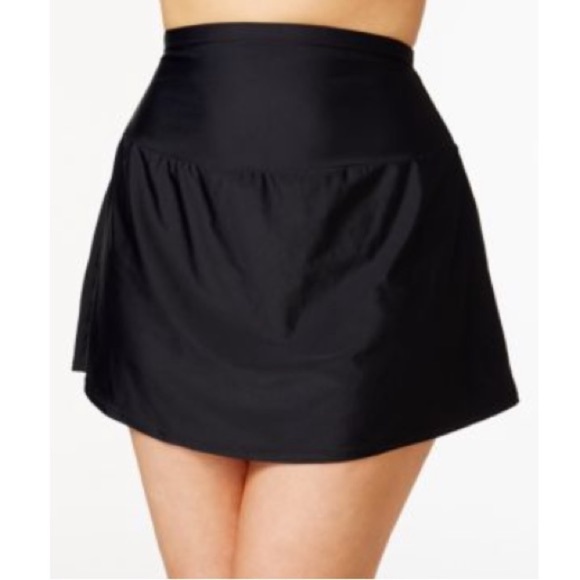 Island Escape Women S Skirt High-Waist Swim
Bottom (Black) New with Box/tags - Picture 1 of 8